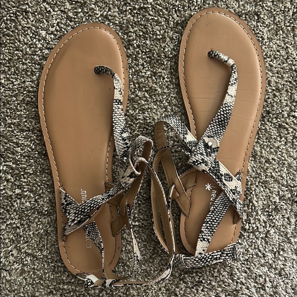 Women's Snakeskin Sandals